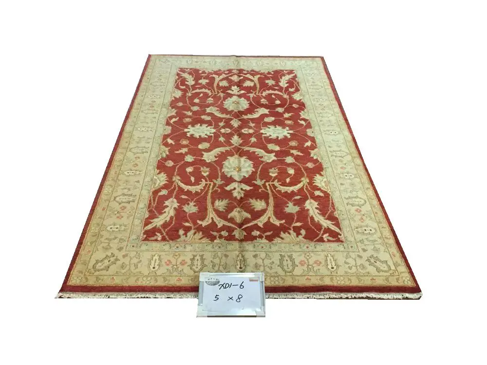 

OUSHAK RUGS HANDMADE ANTIQUE DECOR FLOOR FOR BEDROOM ETHNIC STYLE SERAPI NATURAL SHEEP WOOL