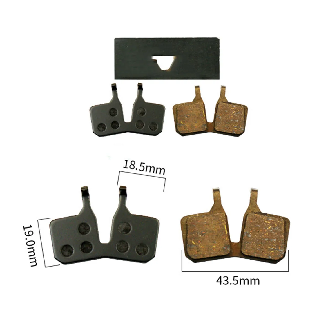 

4Pairs MTB Mountain Bike Bicycle Disc Brake Pads For Magura Mt5/Mt7 Resin Semi-metal Part Accessories Bicycle Brake Pads