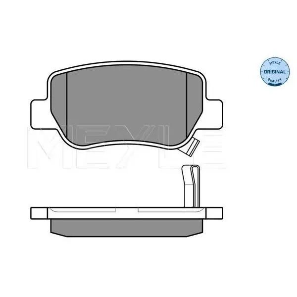 Disc pads back with anti-scratch. Plates  Toyota Avensis 1 |