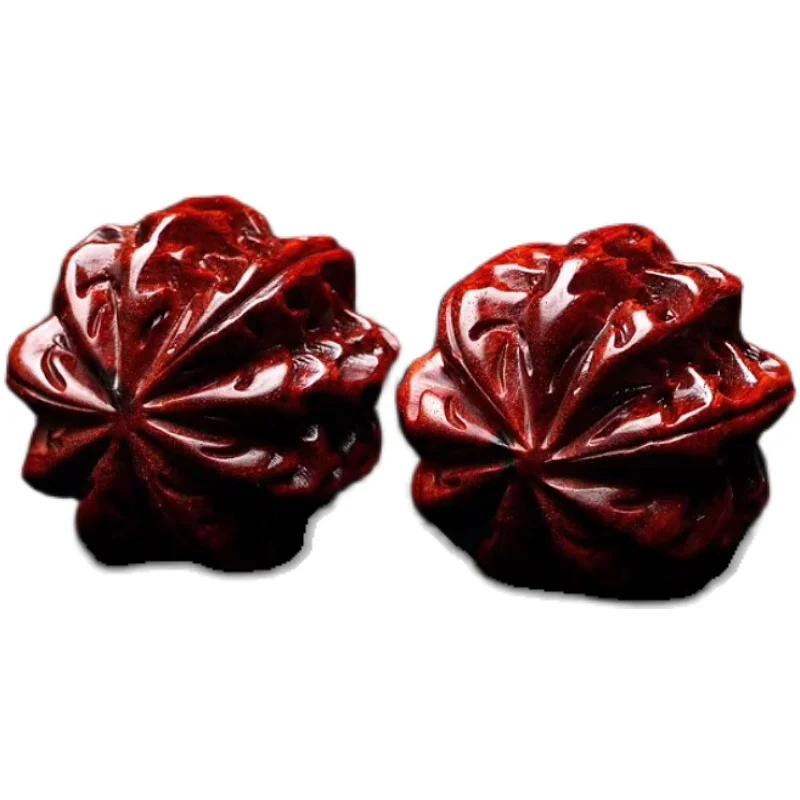 Pterocarpus сандаловый орех ручная работа резьба по дереву мяч для фитнеса из массива