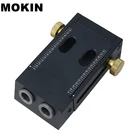 Набор направляющих для сверления отверстий в кармане 9 мм, направляющая для сверления с наклонным отверстием, локатор для сверления дюбеля, направляющая для сверления под углом 15 градусов, инструменты для деревообработки