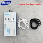 Оригинальный Samsung 3A PD Быстрый зарядный кабель двойной тип C USB кабель для Galaxy Note 10 20 10 + 10 pro S20 Ultra A91 A90 A70 A70S A71