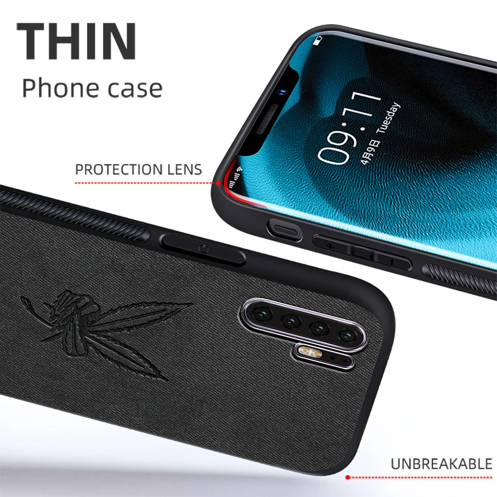 

P40 Lite Shockproof Case For Huawei P30 Lite Case Cover Hard PC Funda For Huawei P Smart 2021 2019 Z Case P20 Pro P30Lite Coques