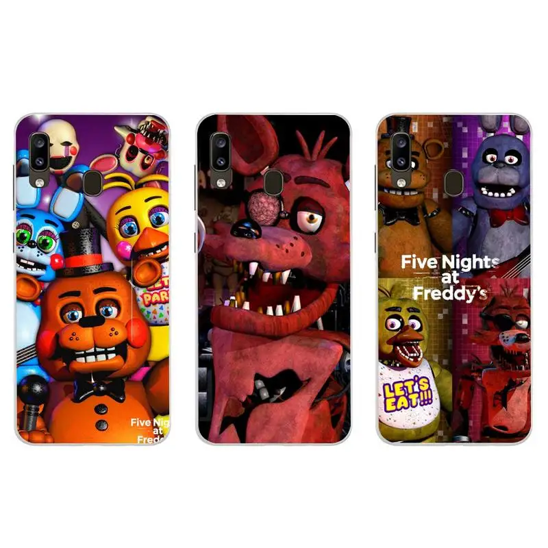 

TOPLBPCS Fnaf Animatronics Phone Case For PC-Samsung S5 S6 S7 S8 S9 S10 S20 S21 Edge Plus E Fe Lite Cover