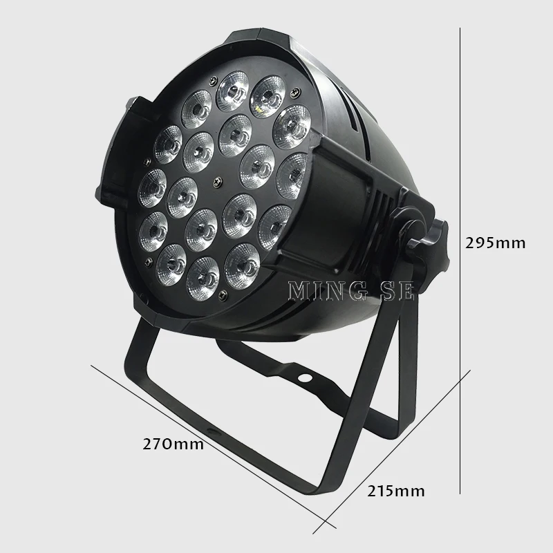 4 шт./лот 18x12 Вт светодиодные светильники Par RGBW 4in1led dmx512 освещение для дискотеки