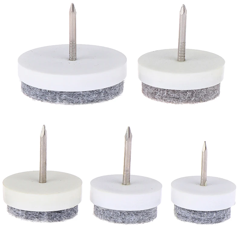 10 шт./лот мебельные гвозди войлочные прокладки для МЕБЕЛИ ноги скольжения