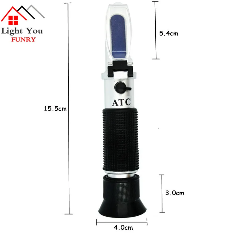 Hand Held Engine Fluid Glycol Point Refractometer With ATC Tester Tool Car Battery Antifreeze Freezing | Инструменты