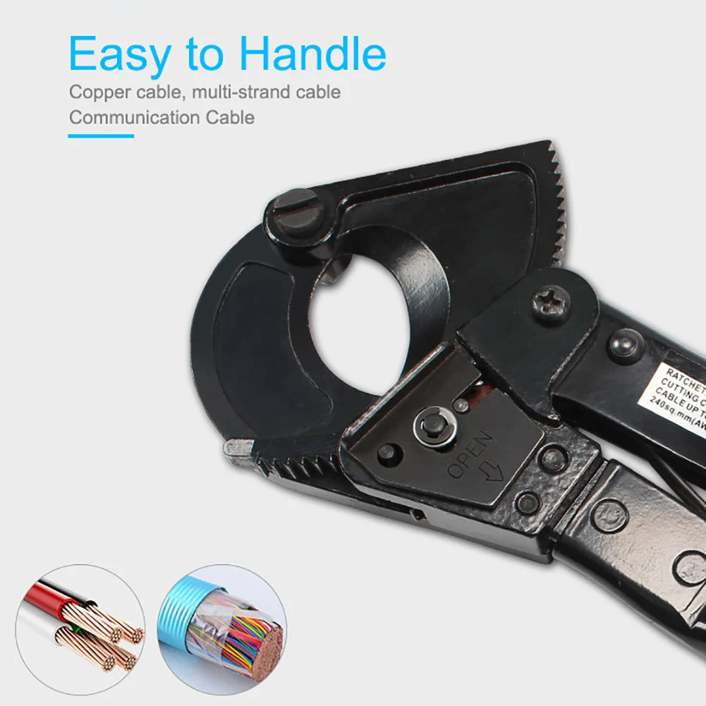 HS 325A зажимные кусачки Алюминий кабель режущий ручной инструмент 240 мм Кабельный