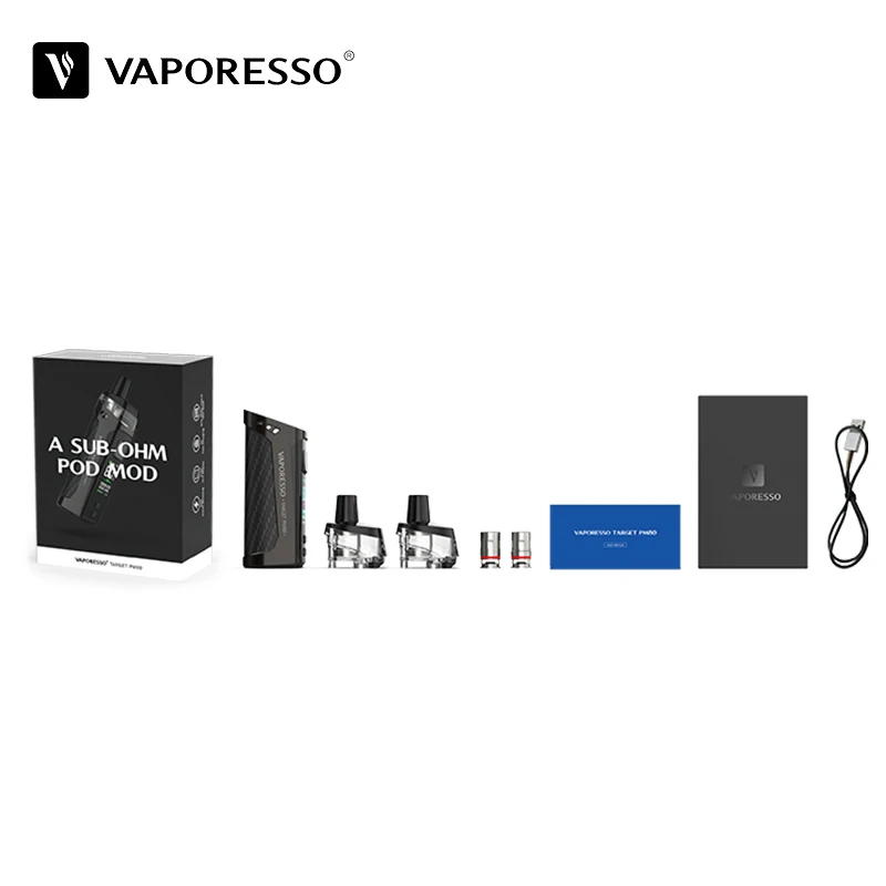 Оригинальный Vaporesso TARGET PM80 Pod System vape Kit емкость картриджа 4 мл с аккумулятором 2000 мАч