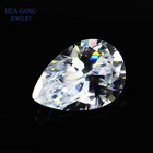 Муассанит 0,2 карата  6 карат D цветной, камень Муассанит, отличная груша, блестящая огранка, VVS, оценка, положительные драгоценные камни для изготовления ювелирных изделий
