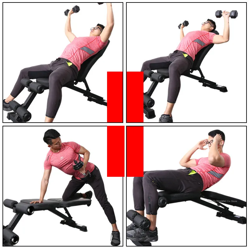 Многофункциональное фитнес-кресло, тренажер-скамья, тренажер для мужчин и женщин, оборудование для фитнеса