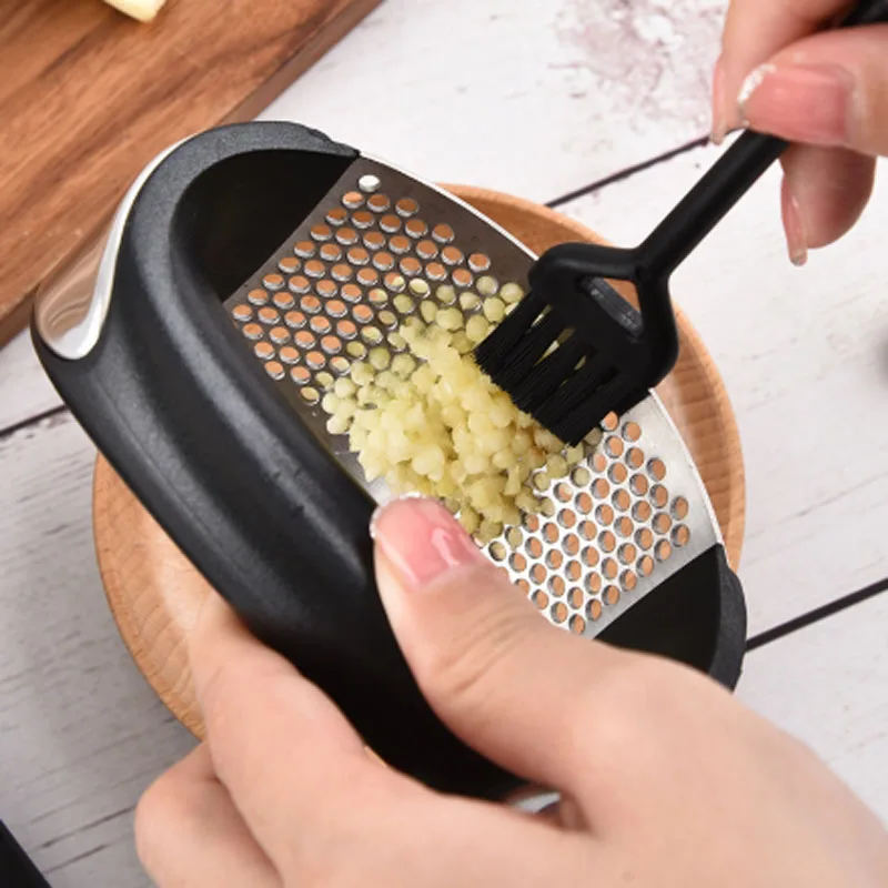

1/3pcs Garlic Presses Crusher Stainless Steel Garlic Mincer Chopping Squeezer Garlic Blender Peeler Cooking Tool Kitchen Gadgets
