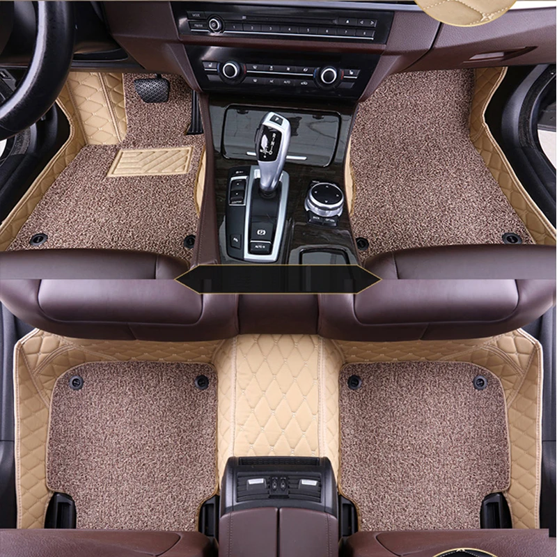 Двухслойные коврики с проволочной петлей для Toyota Venza 2016 2015 2014 2013 2012 2011 2010