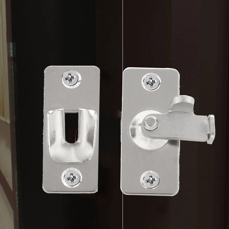 Right Angle Lock 90 Degree Room Door Buckle Suitable For Bathroom Barn Sliding Bending | Обустройство дома