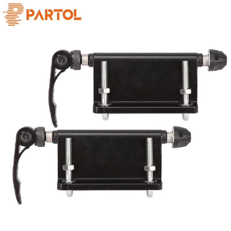 Универсальный Велосипедный блок из черного сплава Partol 2 шт. быстросъемное