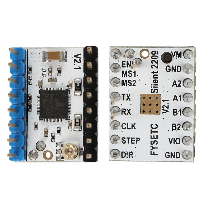 10 шт. TMC2209 V2.1 шаговый двигатель драйвер шаговые палочки бесшумный 256 микрошагов