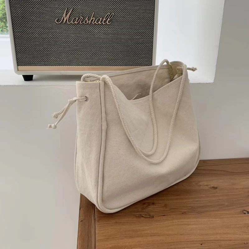 2020 Новая повседневная холщовая Хлопковая женская сумка через плечо в Корейском