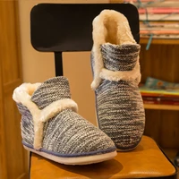 retro home slippers woman winter warm shoes for women fluffy slippers soft comfortable house slippers outdoor casual shoes