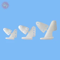 10 pcs nylon pin horn zip horns without screws 3 hole4 hole rc airplanes parts electric planes foam model accessories