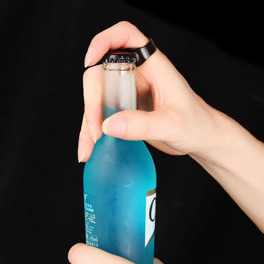 

4 Color Ring Bottle Opener Metal Finger Ring Beer Kitchen Twist Tool Excellent Quality Stainless Steel Wine Beer Openers