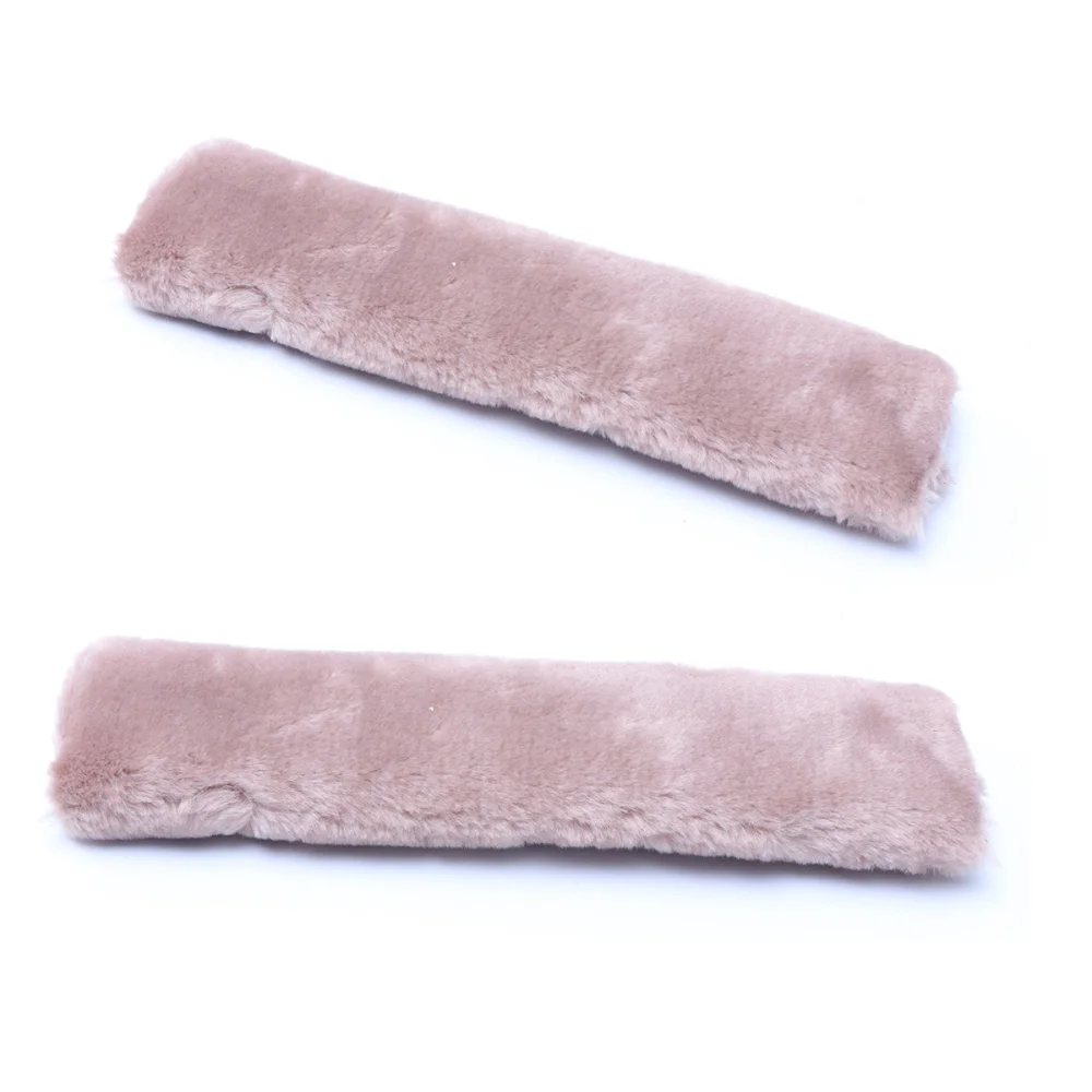 

25x7CM Car Seat Belt Safety Belt Embroidered Shoulder Pad Strap Cover Harness Pads )