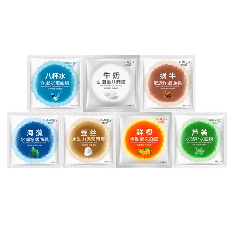 BIOAQUA маска лист Улитка Маска для лица с эфирным маслом ухода за кожей удаление