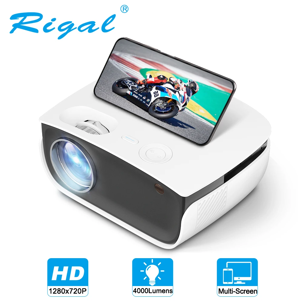 Рига HD мини проектор RD850 Родной 1280x720P светодиодный Android Wi Fi модуль портативный