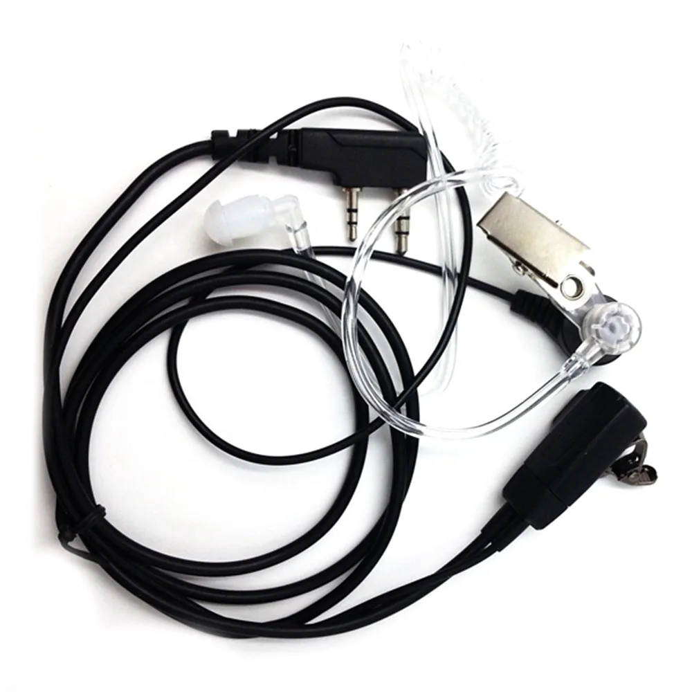 10 шт. Air наушники для акустической трубки рации Baofeng радио порт K PTT с микрофоном