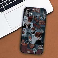 NOHON DESIGN Comic graffiti for huawei quality p50 pro max mate 40 soft silicone 30 pro 20 lite phone case smart back cover