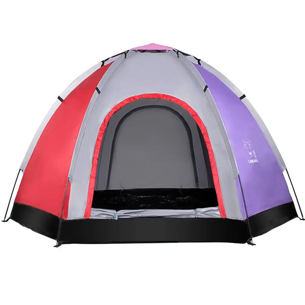 

Tent Family Instant Tent Cot Double-layer Waterproof For Outdoor Hiking Camping With Carry BagHuge CampingTravel, hiking