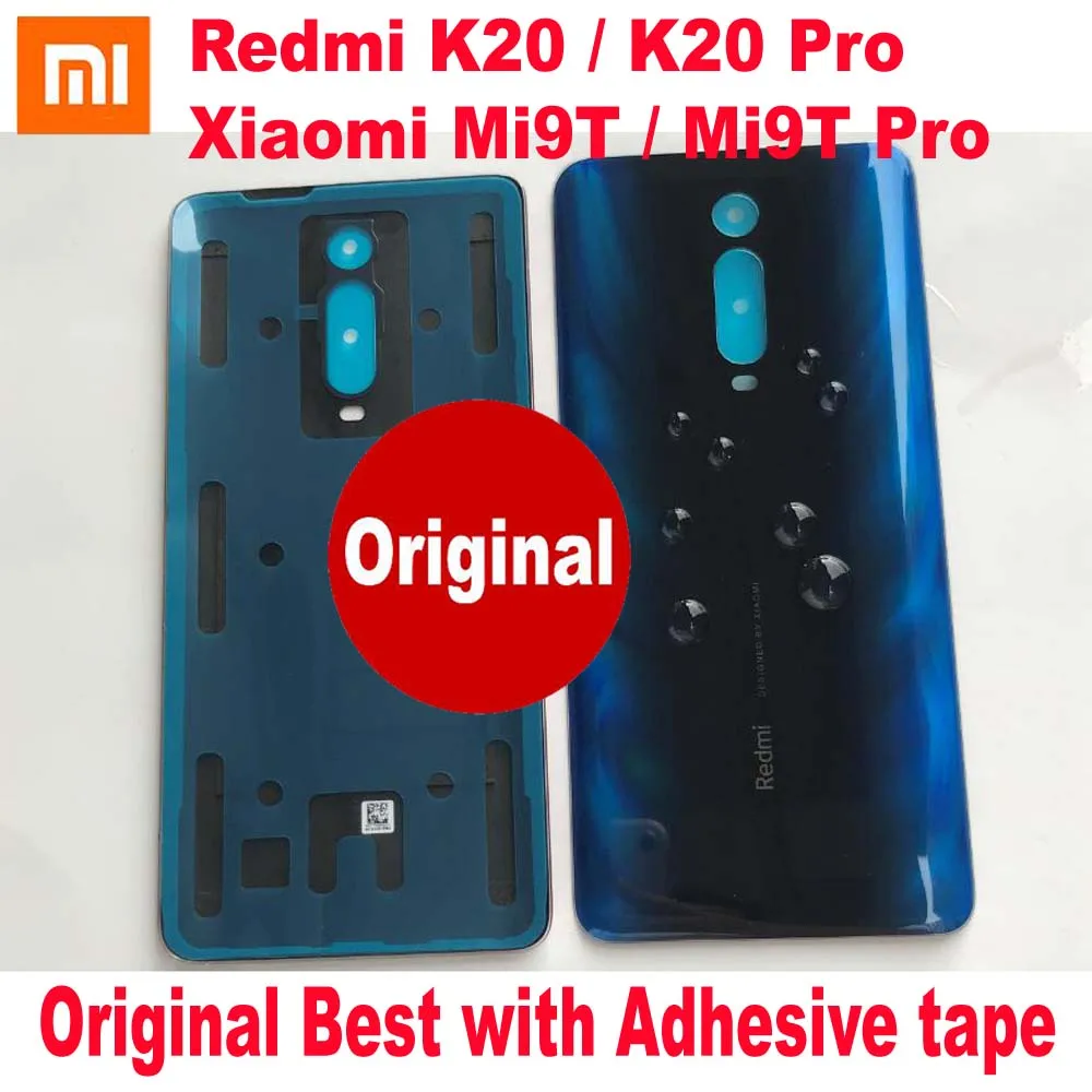Лучший Оригинал Xiaomi Mi 9T Mi9T Pro Задняя крышка батареи Redmi K20 3D стеклянная панель
