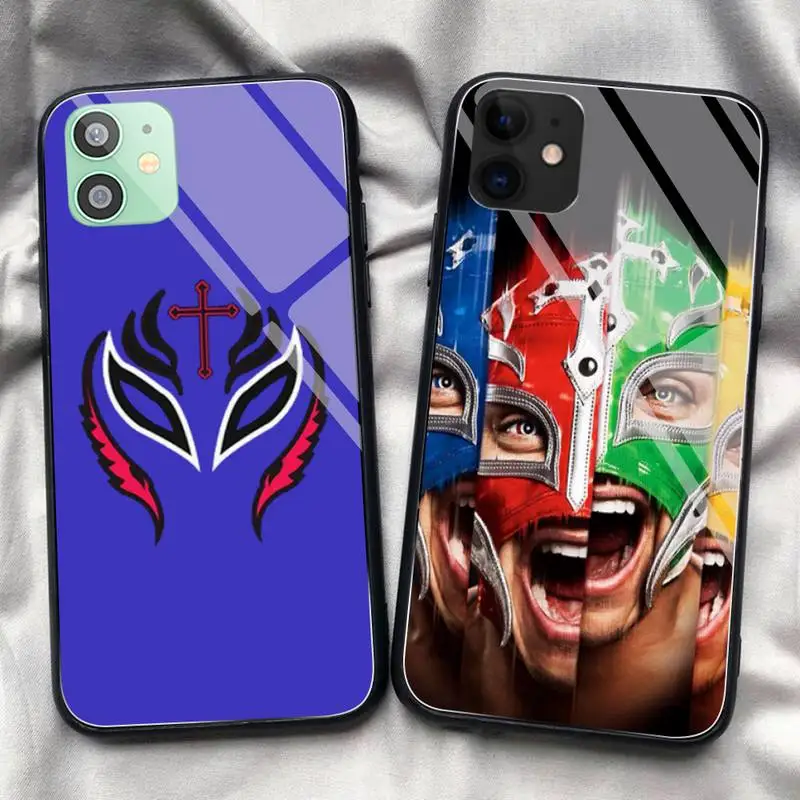 

Hrmes Rey Mysterio Phone Case Tempered Glass For iPhone 11 Pro XR XS MAX 8 X 7 6S 6 Plus SE 2020 12 Pro Max Mini case
