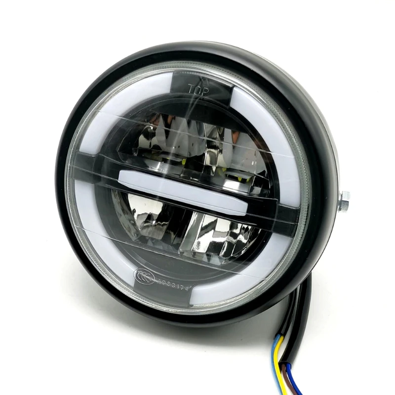 Винтажная мотоциклетная светодиодная фара Cafe Racer налобный фонарь мотоциклетный