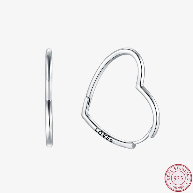 Женские серьги-кольца из стерлингового серебра 925 пробы два цвета 2 см/3 см подарок