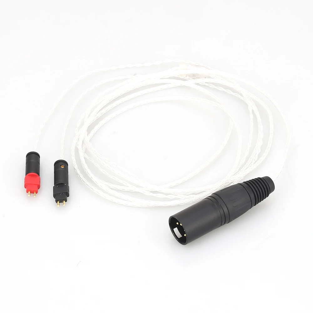 8-ядерный обновленный кабель для наушников OCC с серебряным покрытием