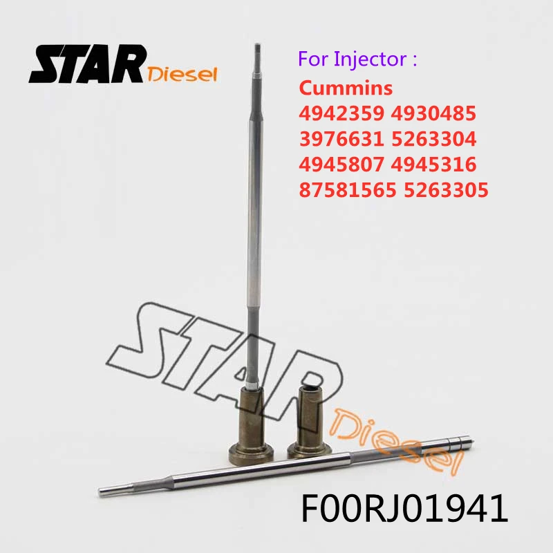 

Наконечник клапана форсунки f00rj01944 F 00R J01 941 для Cummins 4942359 4930485 3976631 5263304 4945807 4945316 87581565 5263305