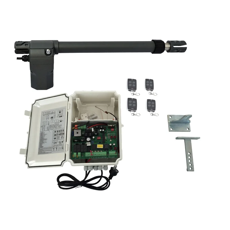 set2 4 remotes Автоматический поворотный затвор открывалка мотор наборы 400KGS на лист для с распашной Дверью - Цвет: set2 4 remotes