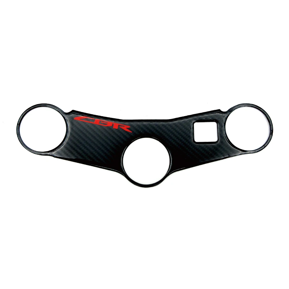 Мотоциклетная 3D наклейка из углеродного волокна тройное дерево верхний зажим