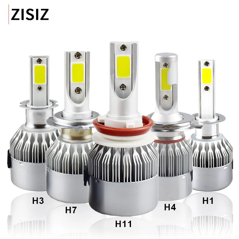 H4 светодиодный лампы автомобиля головной светильник авто лампа лампочка H1 H7 H8 H9