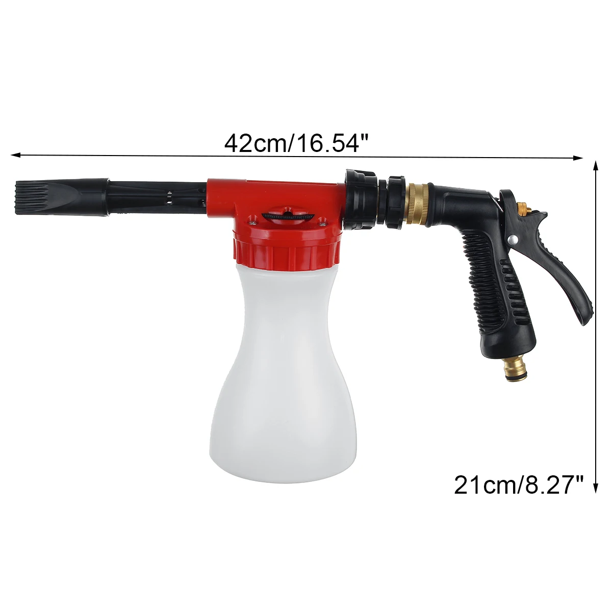 

1L Car Cleaning Foam Gun Hose Pipe Lance High Pressure Car Washer Sprayer Potable Interior Exterior Deep Wash Cleaning Tool