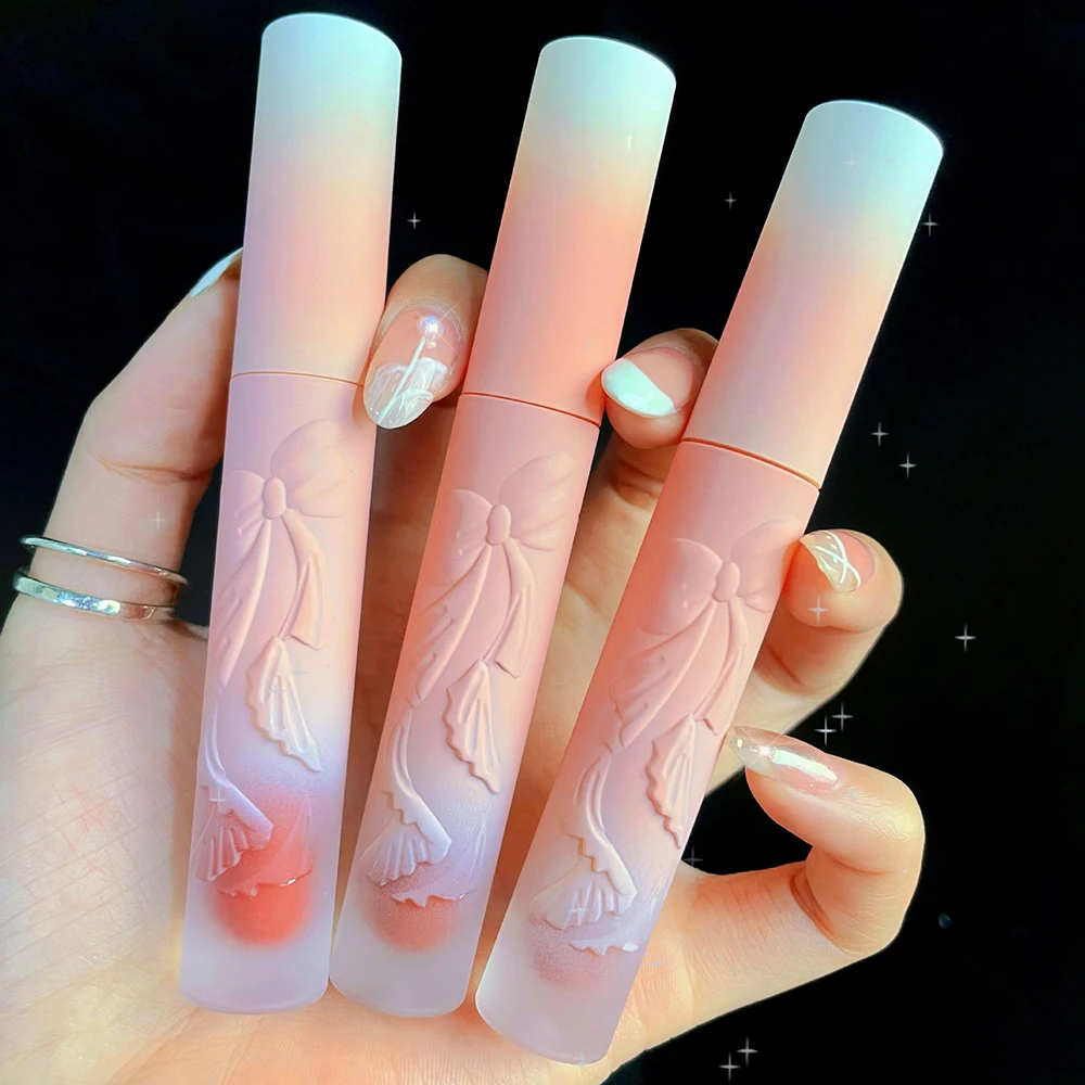 

1 Pcs Velvety Matte Lipstick Long Lasting Nonstick Cup Not Fade Makeup Cosmetics For Girl Women