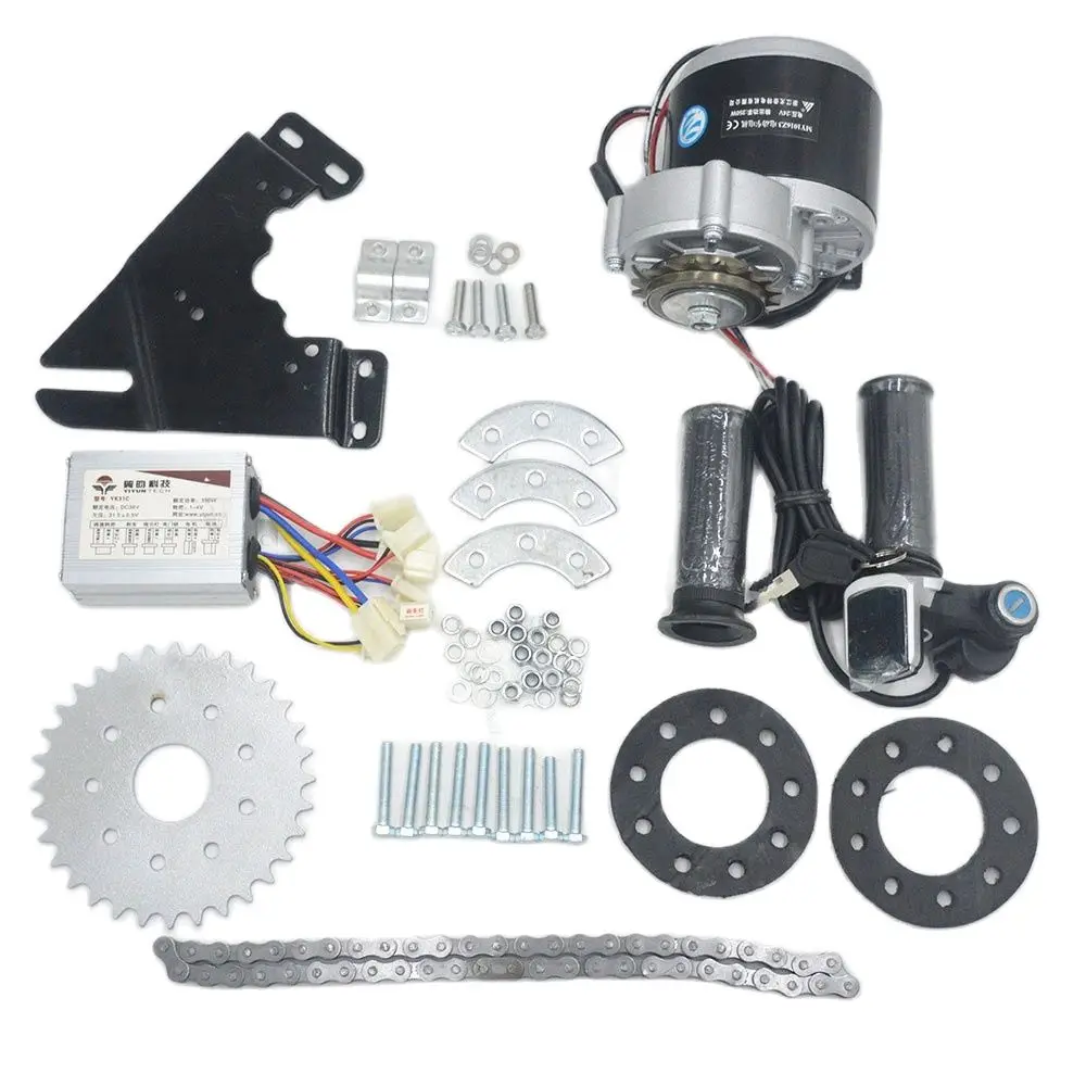 24V 36V 350W Electric Bicycle Motor Conversion Kit electric Derailleur Engine Set for Variable Road/Mountain Bike