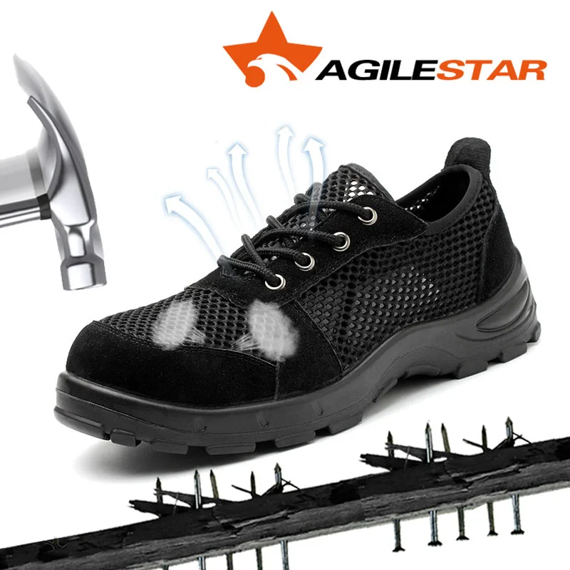 AGILESTAR Рабочая обувь для мужчин промышленная маслостойкая улицы нескользящая