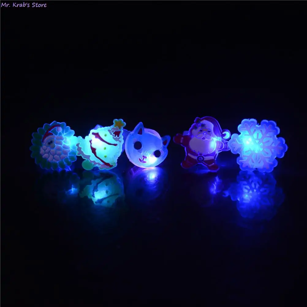 Светящиеся кольца 10 шт. забавные игрушки праздничные подарки для детей