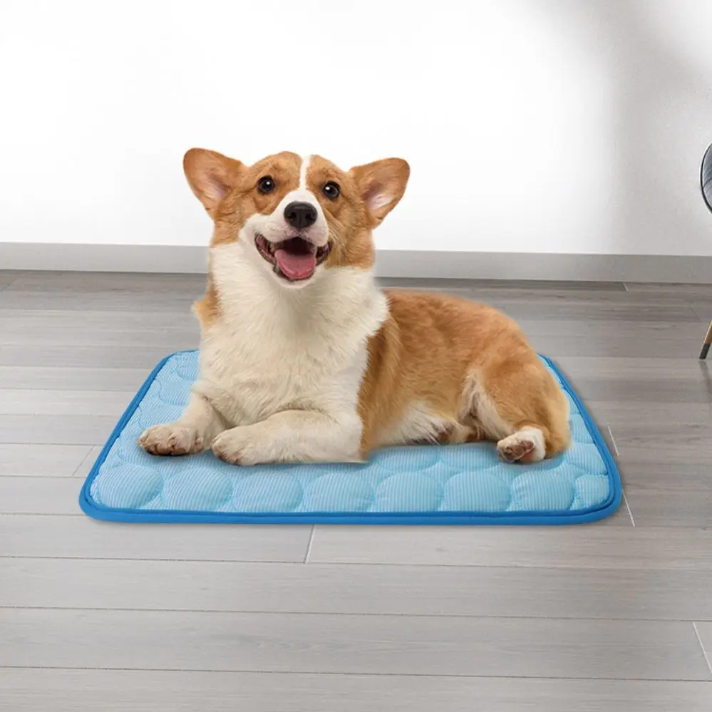 Dog Cooling Mat Non-Toxic Self Cooling Pad Cold Feeling Cloth And Pp Inner Soft Cat Bed Dropshipping Center