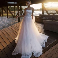 vintage wedding dresses 2021 suknia %c5%9blubna strapless lace bride dress applique belt a line country wedding gowns boho