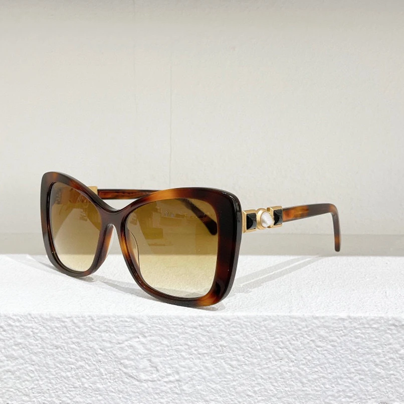 

Квадратные ацетатные Большие женские солнцезащитные очки с оправой 5445H Элегантные дизайнерские женские очки с жемчугом модные аксессуары ...