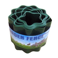 plastic garden edging fence border green corrugated landscape tidy lawn divider prevent overgrowth of grass newest