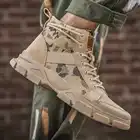 Кроссовки мужские военные тактические, резиновая прочная обувь в стиле панк, для мужа, большие размеры, зимние