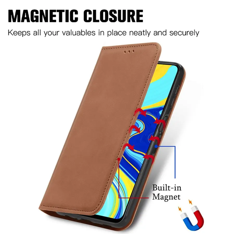 

Leather Flip Case For Xiaomi 10T 10S 11 Redmi 7A 8A 9A 9C Note 7 8T 8 9T 9 10 Pro K30 K40 Pro Plus Mi POCO X2 X3 M2 Cover Bags